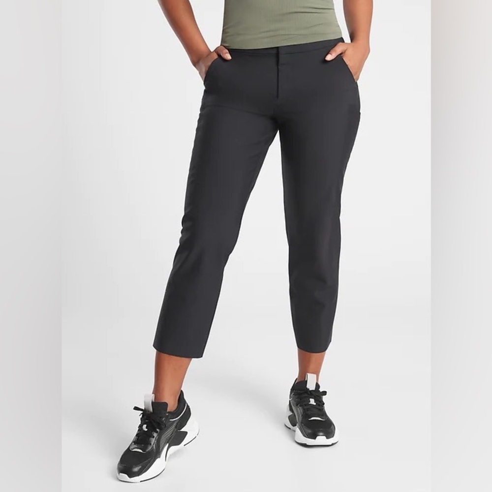 Athleta Black Cropped Ankle Pants